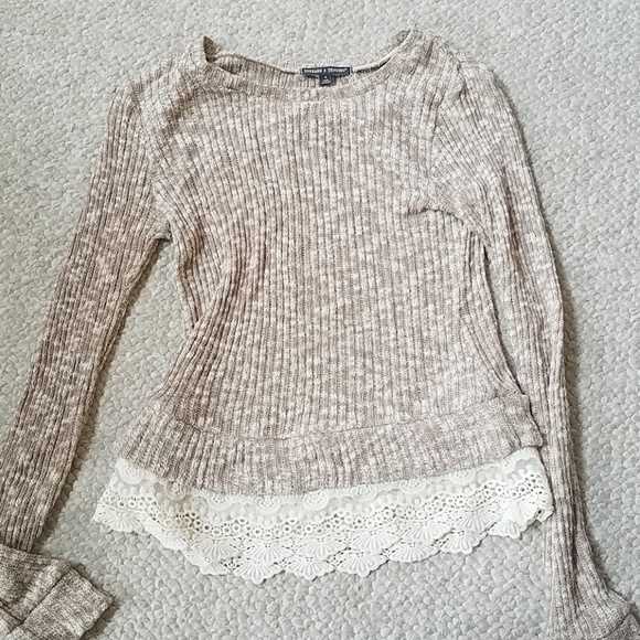 Threads 4 Thought Sweaters - tan/beige soft sweater